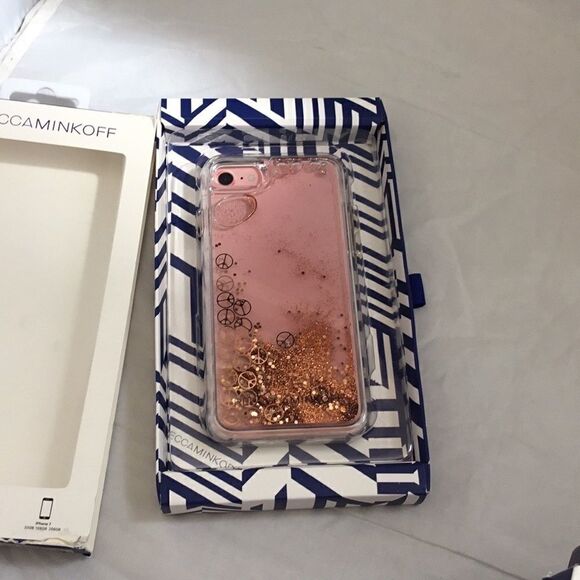 Rebecca Minkoff Gold Glitterfall iPhone 7 Case (H) - Picture 3 of 8